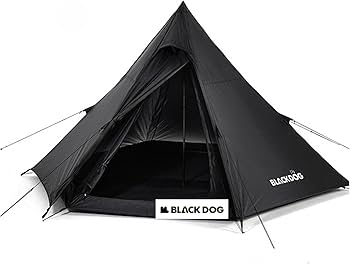 Amazon.co.jp: BLACKDOG(黒犬) OUTDOOR ワンポールテント ワンタッチ